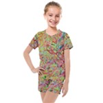 Quarantine Spring Kids  Mesh Tee and Shorts Set