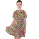 Quarantine Spring Short Sleeve Shoulder Cut Out Dress  View1