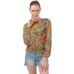 Quarantine Spring Banded Bottom Chiffon Top