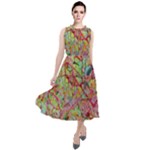 Quarantine Spring Round Neck Boho Dress