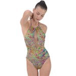 Quarantine Spring Plunge Cut Halter Swimsuit