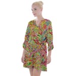 Quarantine Spring Open Neck Shift Dress