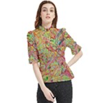 Quarantine Spring Frill Neck Blouse