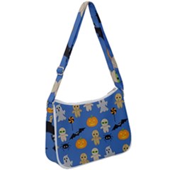 Halloween Zip Up Shoulder Bag by Sobalvarro