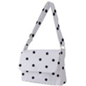 Black And White Baseball Print Pattern Full Print Messenger Bag (L) View1