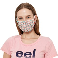 Retro Digital Crease Cloth Face Mask (adult) by Mariart