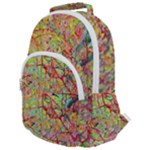 Spring Ring Rounded Multi Pocket Backpack