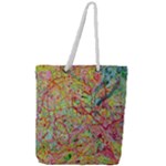 Spring Ring Full Print Rope Handle Tote (Large)