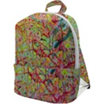 Spring Ring Zip Up Backpack