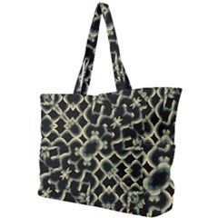 Dark Interlace Motif Mosaic Pattern Simple Shoulder Bag by dflcprintsclothing