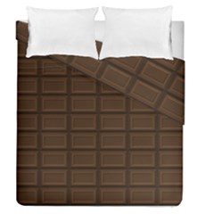 Milk Chocolate Duvet Cover Double Side (queen Size) by goljakoff