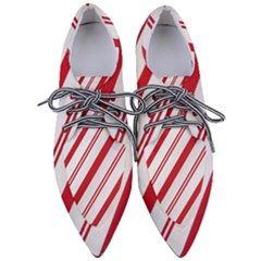 Candycane Women s Pointed Oxford Shoes by DayDreamersBoutique