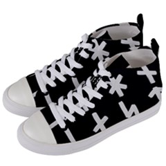 Younger Futhark Rune Set Collected Inverted Women s Mid-top Canvas Sneakers by WetdryvacsLair