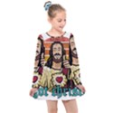 Got Christ? Kids  Long Sleeve Dress View1