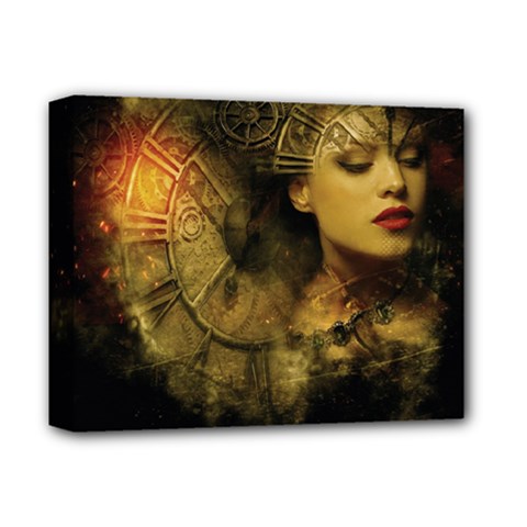 Surreal Steampunk Queen From Fonebook Deluxe Canvas 14  X 11  (stretched) by 2853937