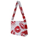 Red Lipsticks Lips Make Up Makeup Full Print Messenger Bag (M) View2