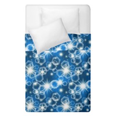 Star Hexagon Deep Blue Light Duvet Cover Double Side (single Size) by Dutashop