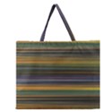 Multicolored Linear Abstract Print Zipper Large Tote Bag View1