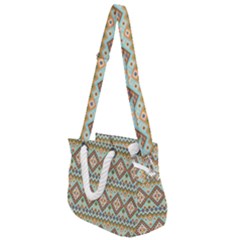 Native American Pattern Rope Handles Shoulder Strap Bag by ExtraAwesomeSauce