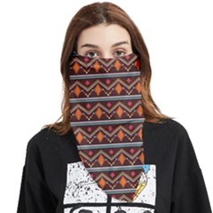 Native American Pattern Face Covering Bandana (triangle)