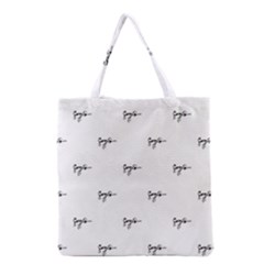 Tribal Style Symbol Drawing Print Pattern Grocery Tote Bag