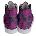 Modern Floral Collage Print Pattern Women s Hi-Top Skate Sneakers View4