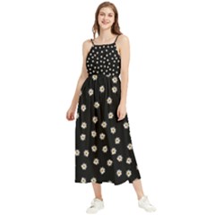 Pattern Marguerites Boho Sleeveless Summer Dress