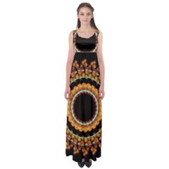 Mandala - 0009 - A Fast 24 Empire Waist Maxi Dress by WetdryvacsLair