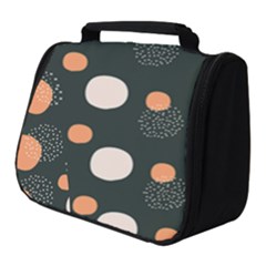 Black Peach White  Full Print Travel Pouch (small) by Sobalvarro