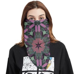 Tropical Island Face Covering Bandana (triangle) by LW323