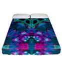 Peacock2 Fitted Sheet (Queen Size) View1