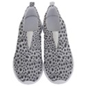 Silver Abstract Print Design No Lace Lightweight Shoes View1