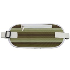 Linear Warm Print Design Rounded Waist Pouch