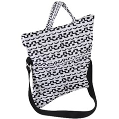 Blockify Fold Over Handle Tote Bag by Sparkle