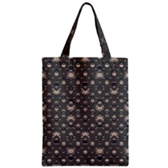 Modern Geometric Ornate Pattern Design Zipper Classic Tote Bag