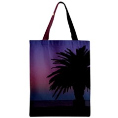 Sunset Coastal Scene, Montevideo Uruguay Zipper Classic Tote Bag