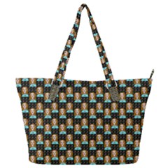 Girl Black Full Print Shoulder Bag by snowwhitegirl