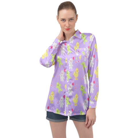 My Adventure Pastel Long Sleeve Satin Shirt by thePastelAbomination