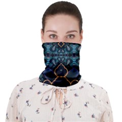 Blue Pattern Face Covering Bandana (adult)