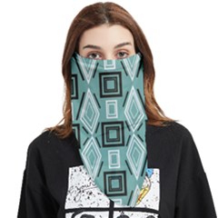 Abstract Geometric Design   Geometric Fantasy   Face Covering Bandana (triangle)