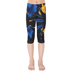 Digital Illusion Kids  Capri Leggings 