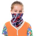 3d Lovely Geo Lines Vii Face Covering Bandana (Kids) View1