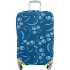 Folk Flowers Print Floral Pattern Ethnic Art Luggage Cover (large) by Eskimos