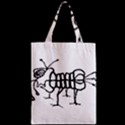 Fantasy Weird Insect Drawing Zipper Classic Tote Bag View2