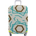 Abstract pattern geometric backgrounds   Luggage Cover (Large) View1