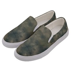 Algae Texture Patttern Men s Canvas Slip Ons