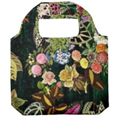 Tropical Pattern Foldable Grocery Recycle Bag by CoshaArt