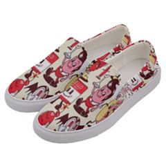 Retro Food Men s Canvas Slip Ons by Sparkle