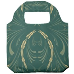 Floral Folk Damask Pattern Fantasy Flowers  Foldable Grocery Recycle Bag by Eskimos