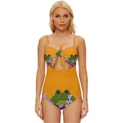 Froggie Knot Front One-piece Swimsuit